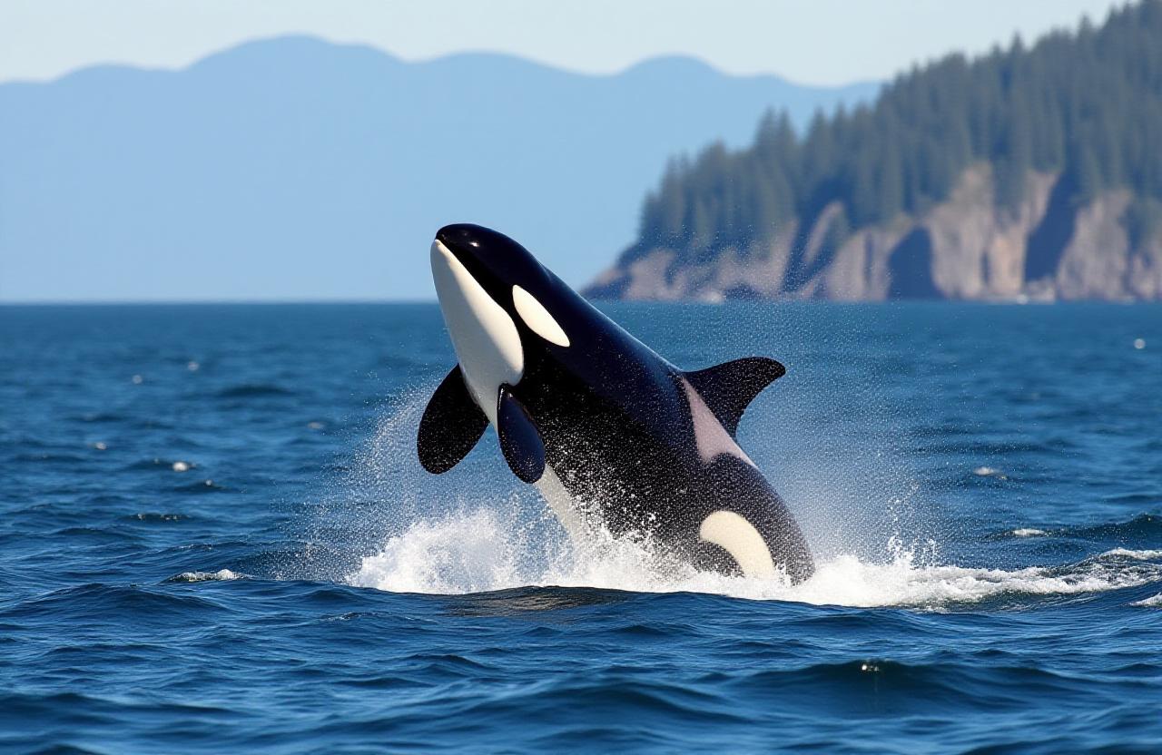 Orca whale watching tour in Victoria BC with Coastal Current