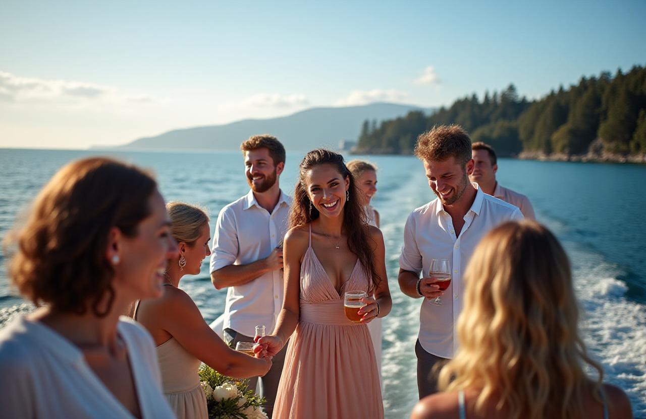 Private charter boat for events and celebrations in Victoria BC